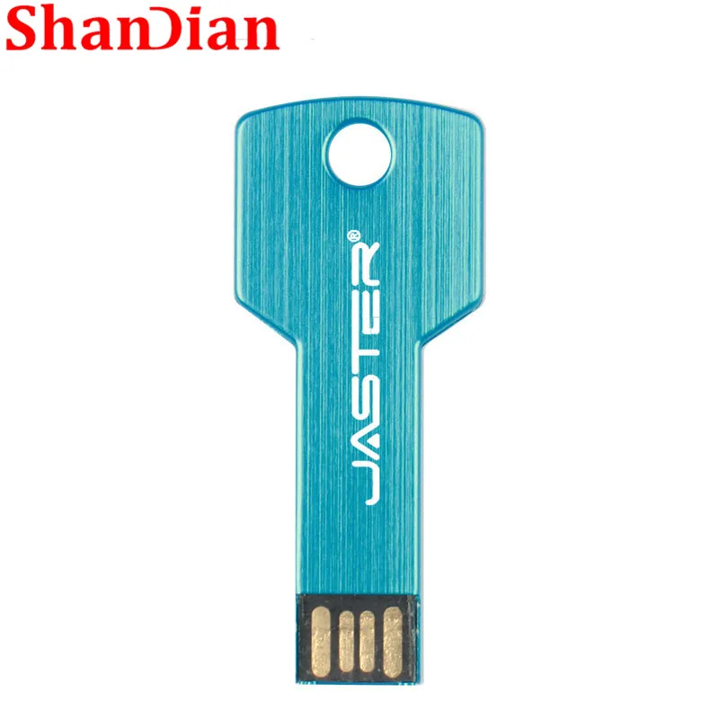 SHANDIAN водонепроницаемый USB флеш накопитель в форме ключа 64 ГБ 32 16 ГБ|USB