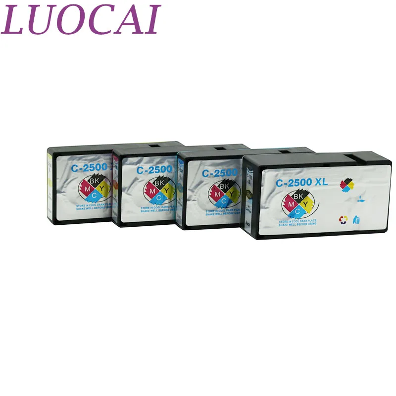 LuoCai 4 шт. совместимые чернильные картриджи PGI 2500 pgi для принтеров Canon MAXIFY IB4050 MB5050