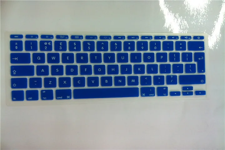 Для Apple Macbook Air 11 Клавиатура Стикер Протектор ВЕЛИКОБРИТАНИИ ЕС Силиконовая Кожа