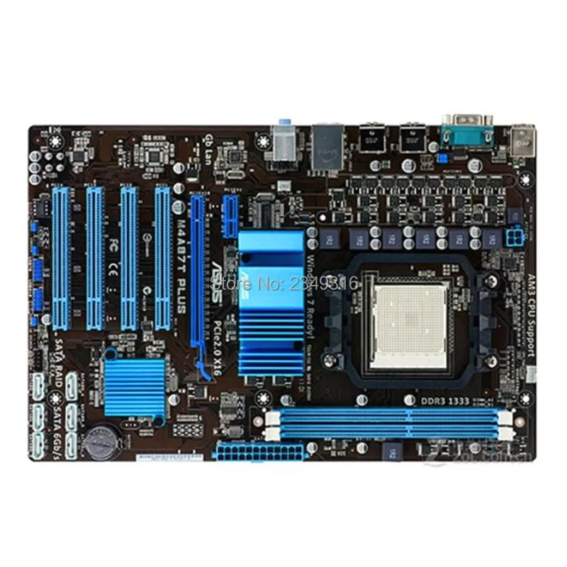 Материнская плата для настольного компьютера Asus M4A87T PLUS 870 Socket AM3 8G DDR3 оригинальная