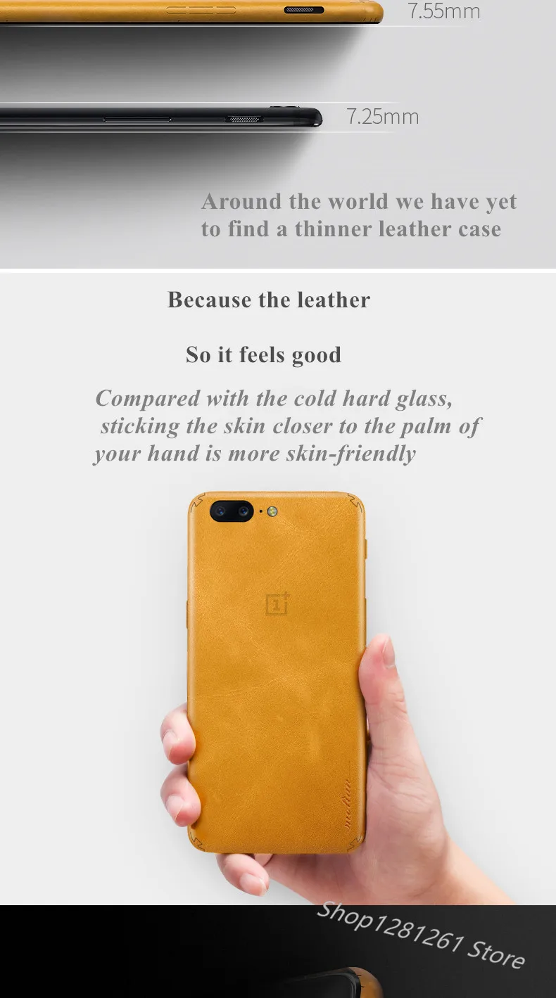 Luxury pasted genuine leather protective case for oneplus 5 5t insert a 360 degree all leather case for oneplus 5 5t case