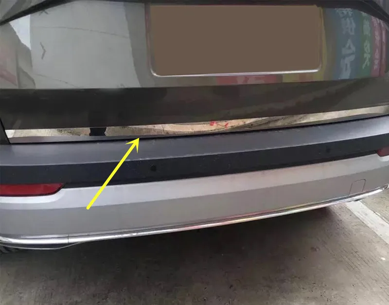 Накладка на багажник автомобиля для Skoda Karoq декоративная накладка из нержавеющей
