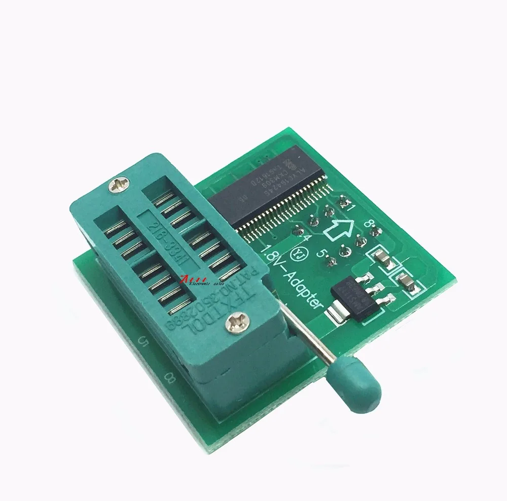 1 8 в конверсионная база SPI flash DIP8 SOP8 плоская плата MX25 W25 Адаптерная