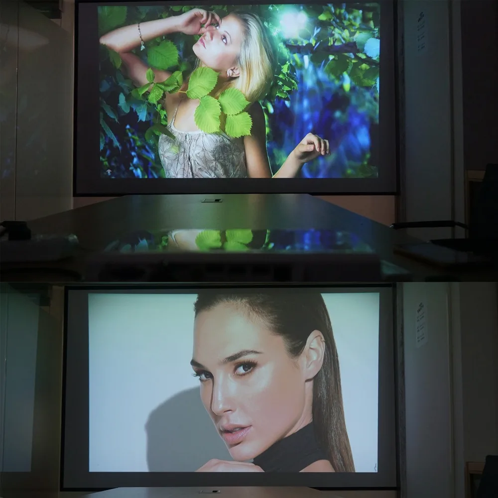 Crenova Проектор с лазерной очисткой для домашнего кинотеатра Full HD 1080P Android DLP 720P WIFI Bluetooth Beamer