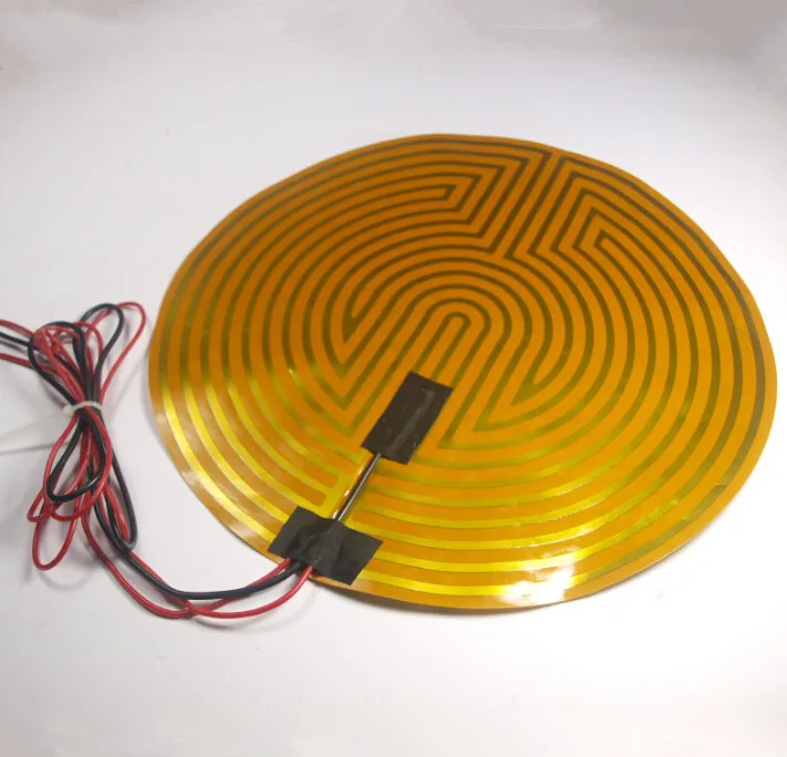 

funssor 3D printer parts DIY 12V 120W 330mm Round Kapton Heatbed Heater + Thermistor for RepRap Kossel RAMP
