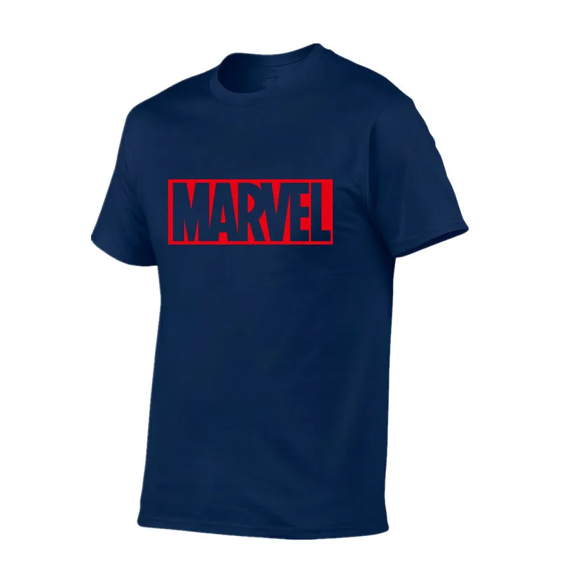 Мужская футболка Marvel хлопковая Повседневная большого размера XXL Бесплатная