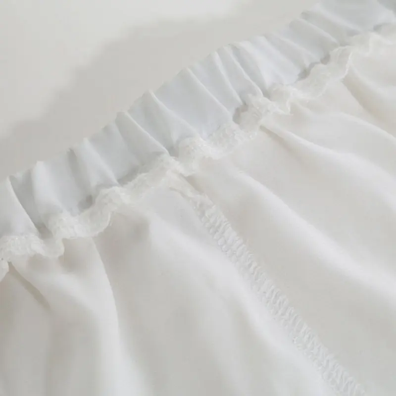 Женские атласные шорты с кружевом летние однотонные высокой талией сексуальный