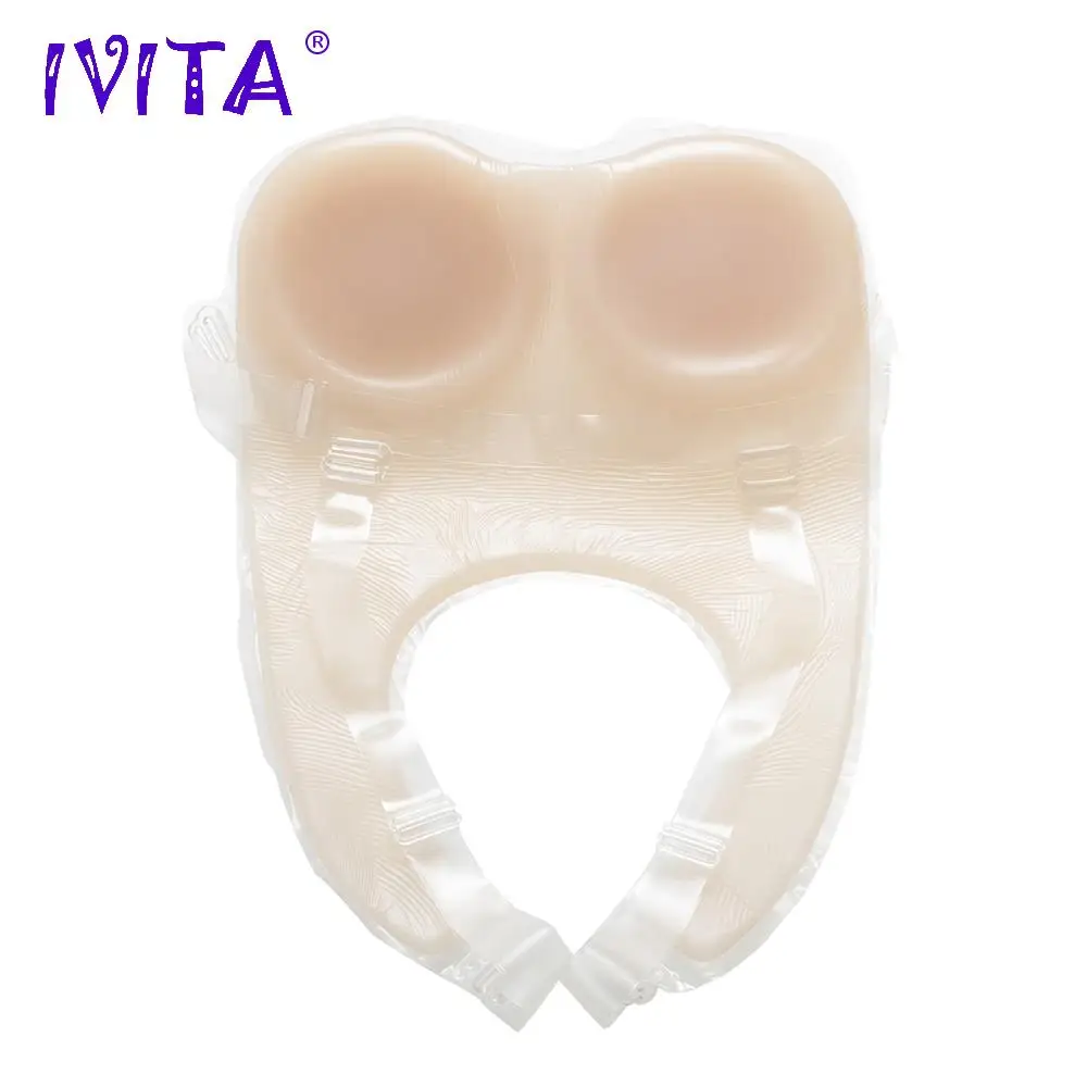 IVITA 3200 г накладные груди реалистичные силиконовые формы с плечевыми ремнями для