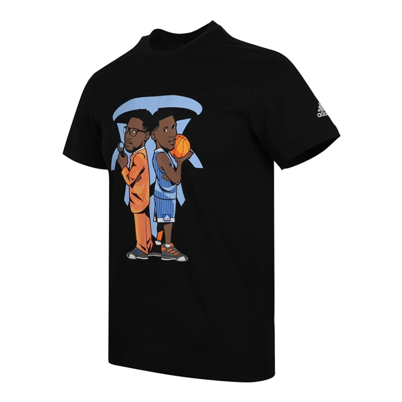 Original New Arrival Adidas TMAC GEEK UP Men's T-shirts short sleeve Sportswear | Спорт и развлечения