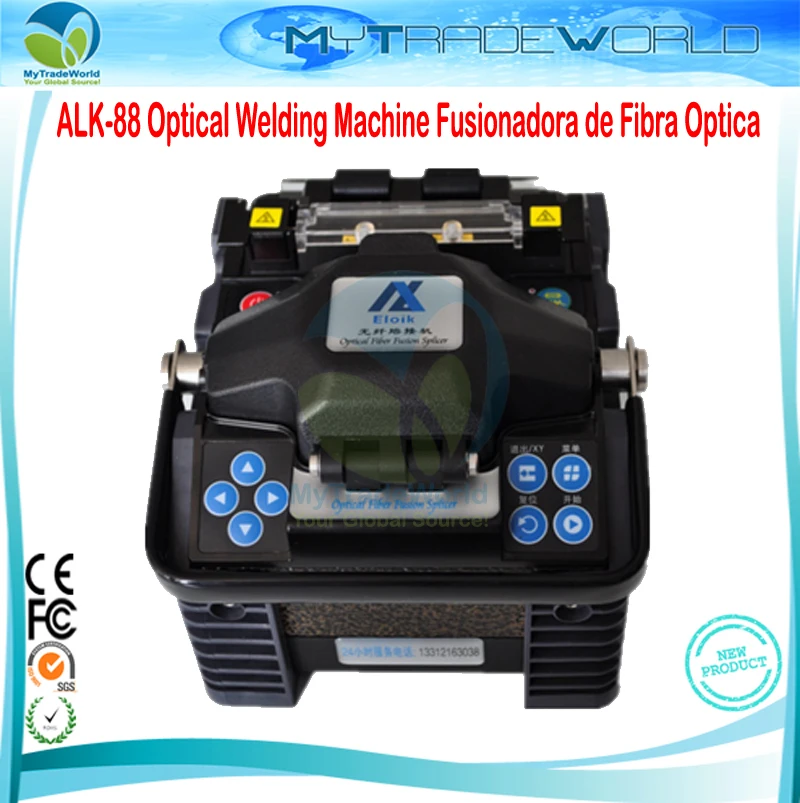 ALK-88 машина для сращивания Оптического Волокна Fusion Splicer Fusionadora de Fibra Optica ALK88