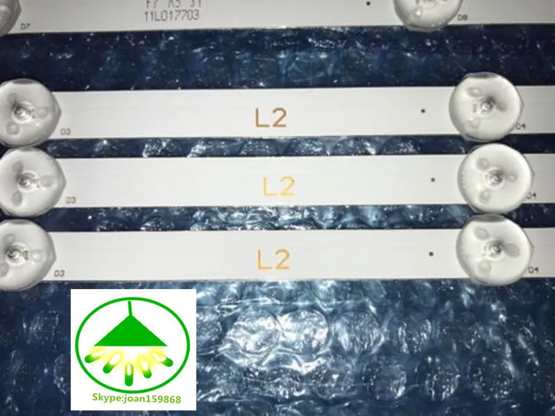 Светодиодные ленты для полной подсветки LG 50LN613V 50LA620V 50LN540V LC500DUE 12 шт./лот - купить по