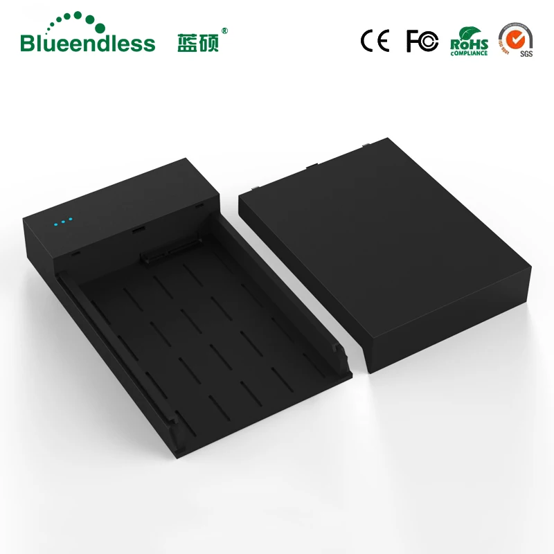 Фото Чехол для внешнего жесткого диска hd externo sata, USB 3,0, новый внешний диск, внешний жесткий диск 1 на жесткий диск usb 2,5, черный корпус для жесткого д... №3