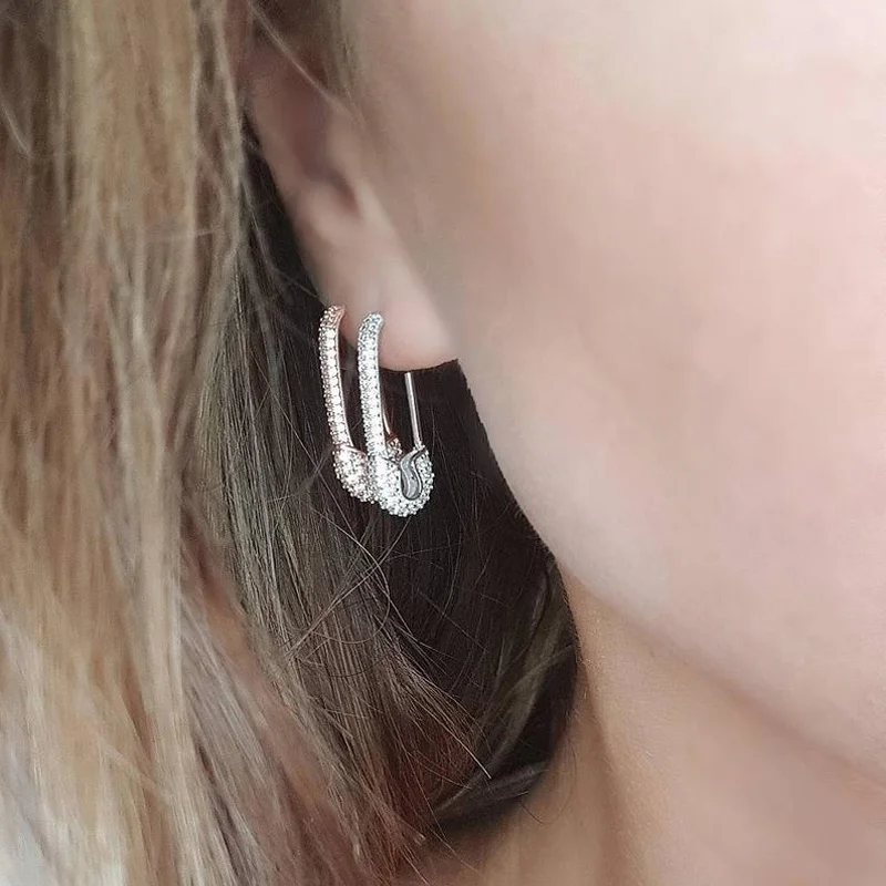 Rianbow cz серьги кристалл круглый модный полный Искрящийся Bling ювелирные изделия микро Pave Cz уникальные горячие безопасные шпильки серьги