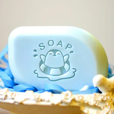 Форма для мыла ручной работы в виде пингвина diy натуральные узоры 3-5 см | Дом и сад