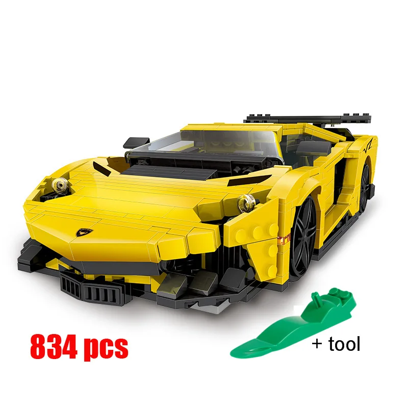 XINGBAO Technic блоки F1 гоночный автомобиль строительные блоки модель детские игрушки Совместимость с логотипом автомобиля блоки Assassin X19 кирпичи автомобиль