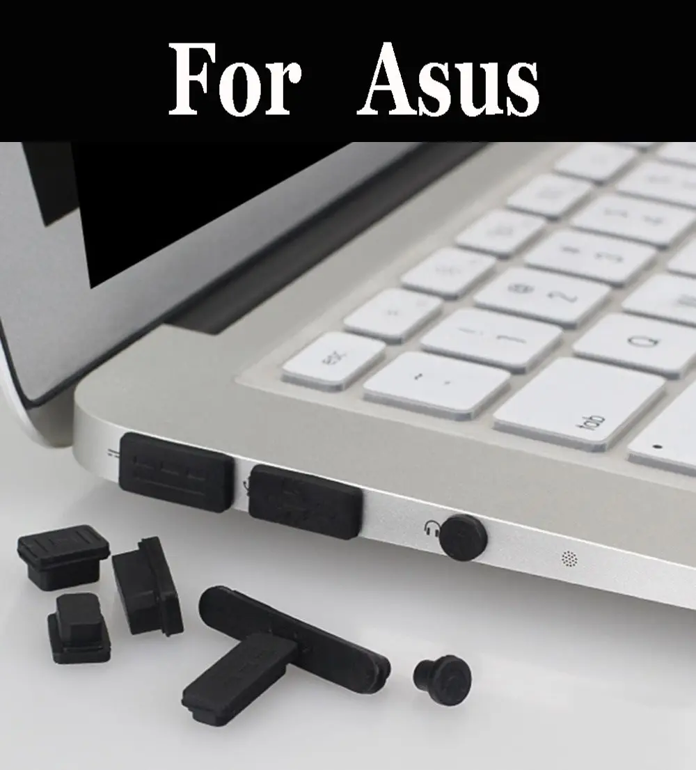 12pcs Silicone Anti Dust Plug Cover Stopper Laptop For Asus Gl504gs Gx501vi P2540nv Gl502vt Ux580ge Gx501vs Gl551vw Tp510ua