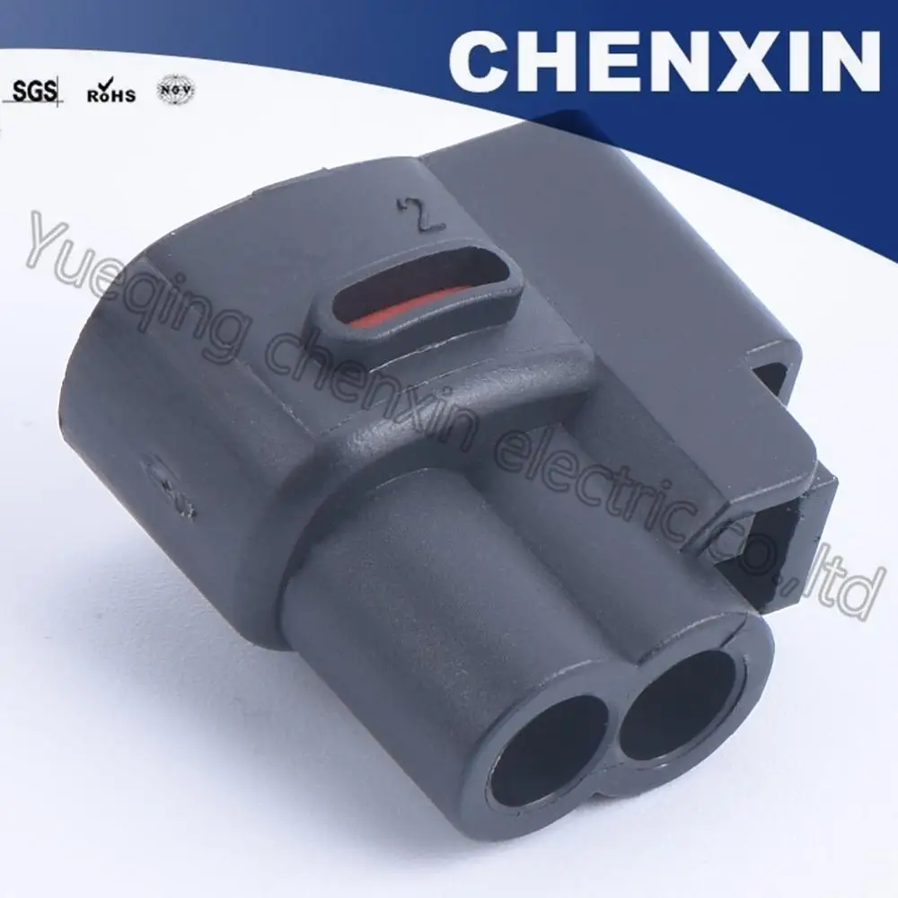 Черный 2 pin Герметичный водонепроницаемый Катушка зажигания Разъем MG640605 женский