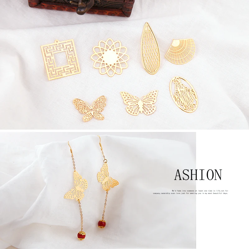 

Новинка модные геометрические серьги ручной работы из сплава в форме бабочки 20 шт./лот ювелирные изделия «сделай сам»/ожерелье/Браслеты Под...