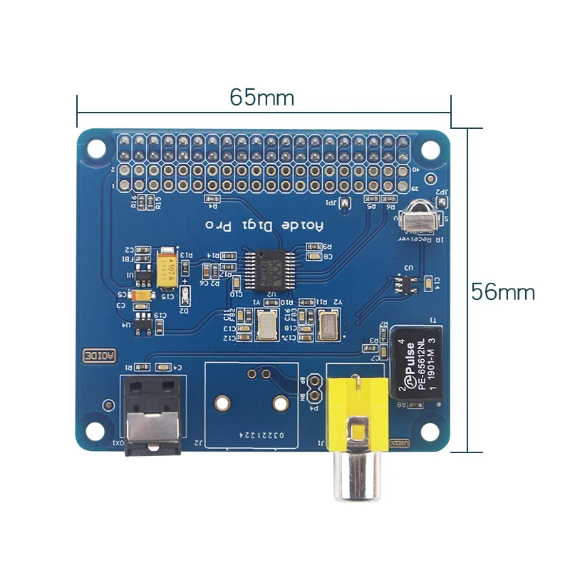 Raspberry Pi 3 AOIDE HIFI DiGi Pro цифровая звуковая карта плата расширения звука с алюминиевым