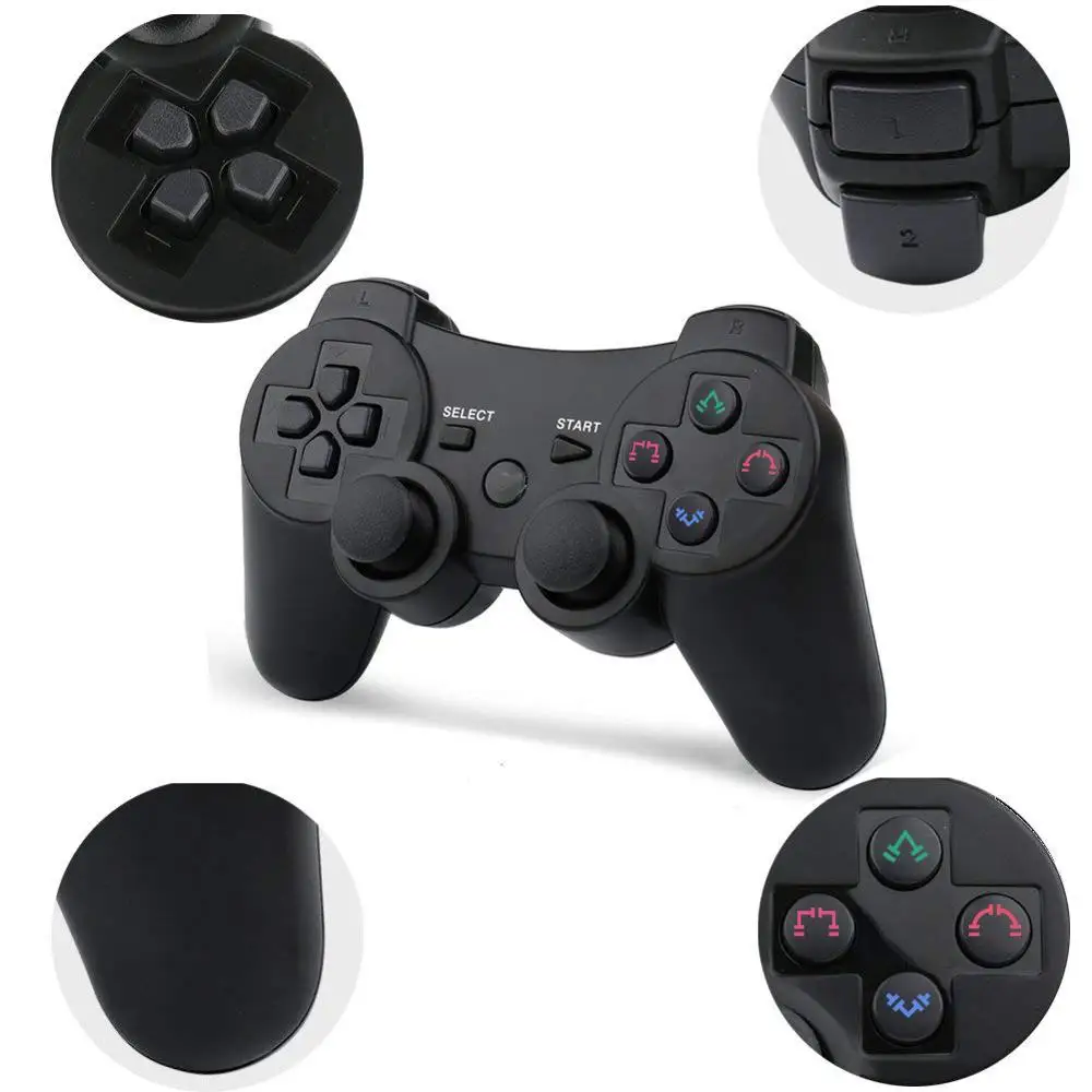 Беспроводной контроллер SIXAXIS для PS3 Bluetooth двойной ударный джойстик Playstation 3 с