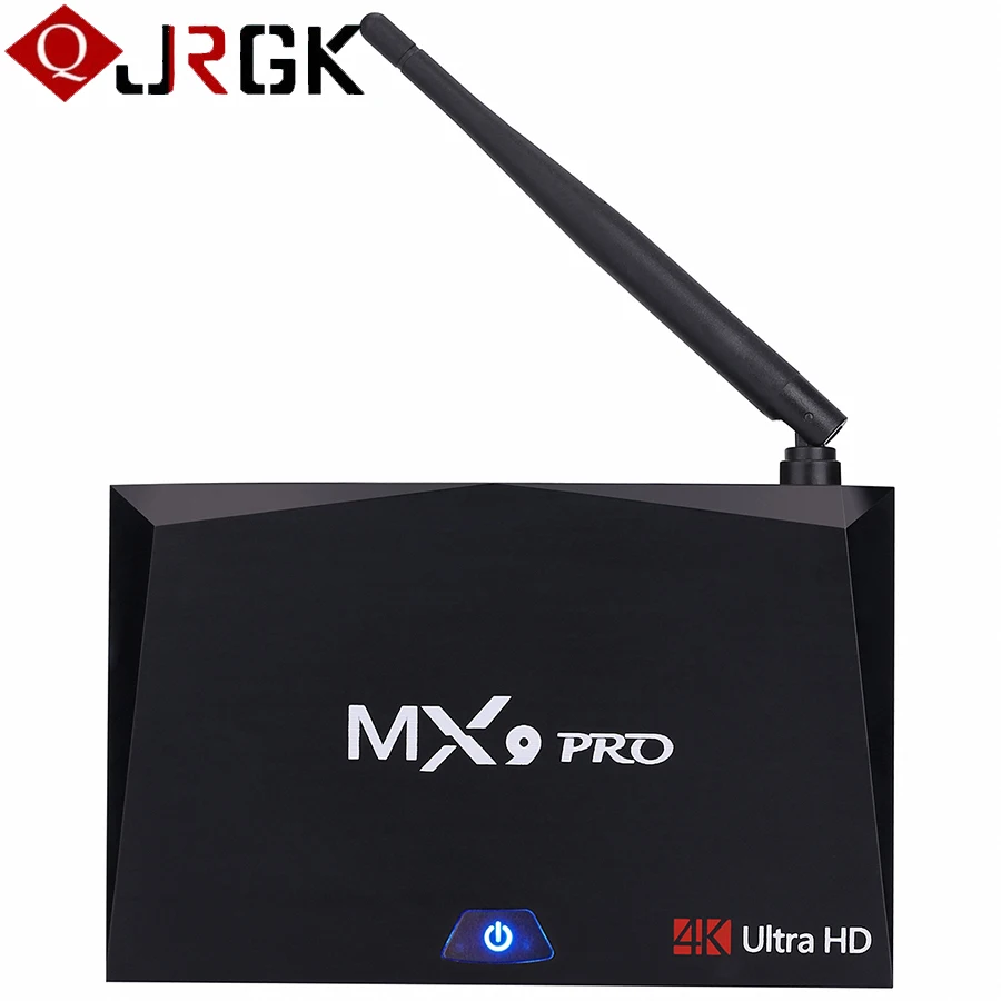 JRGK MX9 Pro Smart Android 7 1 ТВ приставка RK3328 четырехъядерный 4 Гб RAM 32 ГБ ROM 2 4G/5G двойной WiFi BT4.1
