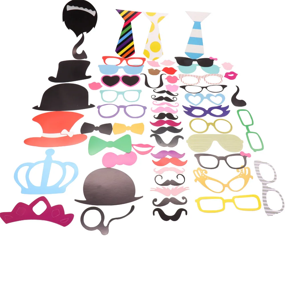 60 шт. DIY реквизит для фотостудии комплект Хэллоуина Рождество Свадьба День