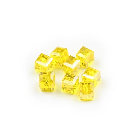 BTFBES стеклянные квадратные бусины с кристаллами 8 мм 30 шт