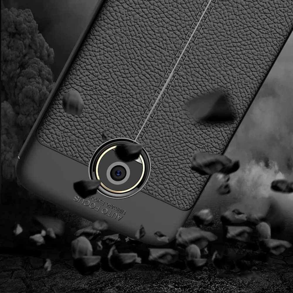 Силиконовый чехол для телефона Motorola Moto Z2 играть Обложка Роскошные шагреневой