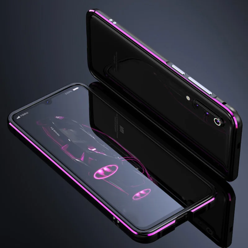Роскошный брендовый Алюминиевый металлический бампер для Xiaomi Mi 9, металлический капа, чехол, Форма колонки, рамка для Xiaomi Mi 9, чехол