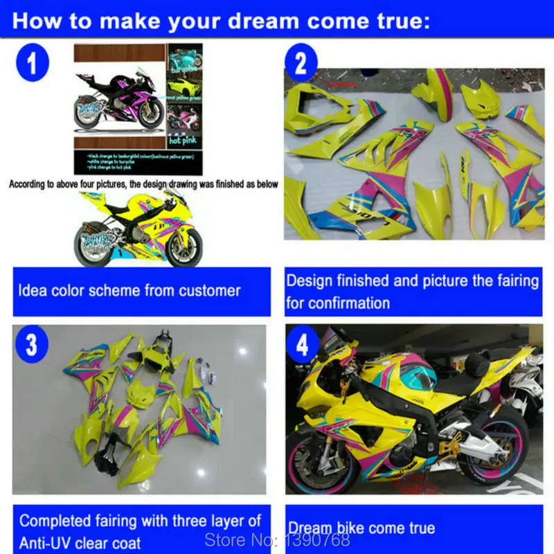 

Hot sale fairing for Honda RVF400R NC35 white blue fairing kit 1994-1998 RVF400 VB03
