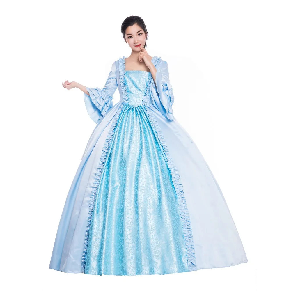 Victorian Tea Colonial Party Dress Marie Antoinette Gown Rococo Baroque Paris | Женская одежда