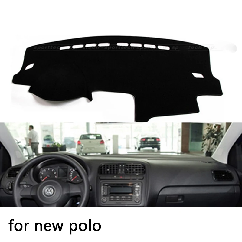 

Для Volkswagen Polo MK5 6R 2009-2018 правый и левый руль, чехлы на приборную панель автомобиля, коврик, подушка, коврики, аксессуары