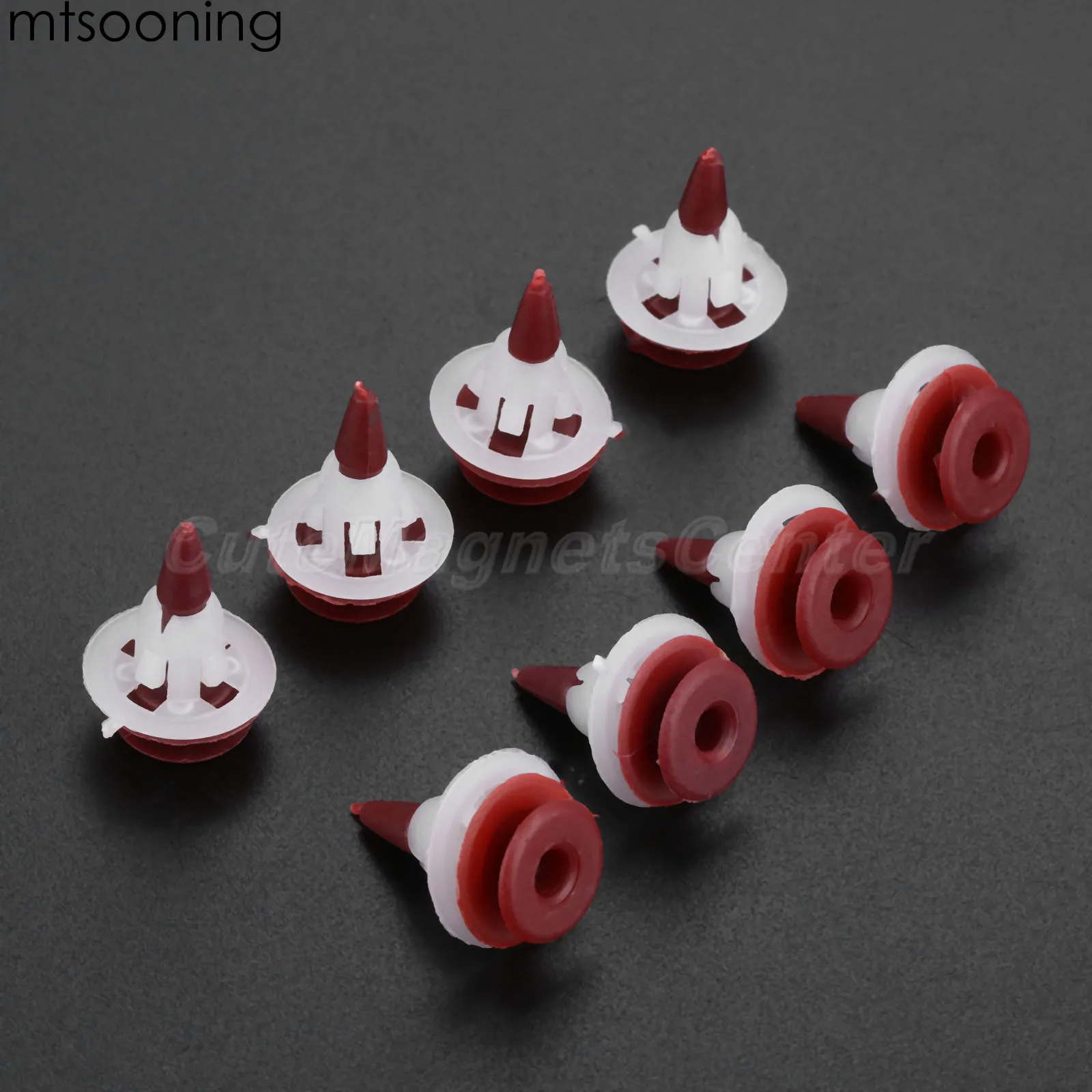

50Pcs 10mm Auto Guard Plate Fastener Car Decorative Pin Car Door Plastic Rivet Fixed Clip Retainers For Nissan
