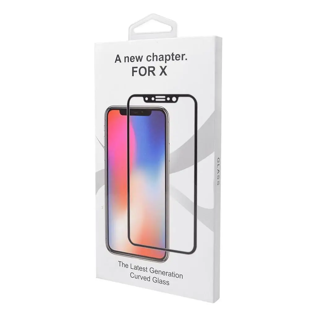 4D протектор экрана из закаленного стекла для IPhone X | Мобильные телефоны и