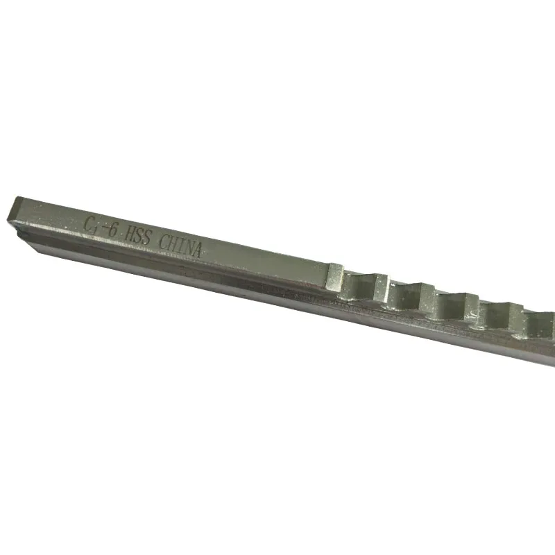 HSS 6 мм C1 Push Type Keyway Broach метрический размер + Shim Режущий инструмент для станка с ЧПУ