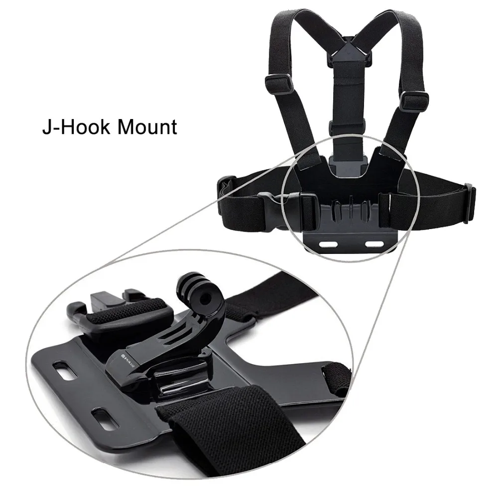 PULUZ крепление для GoPro HERO6 черная вертикальная поверхность ABS J Hook Пряжка Hero5|Чехлы