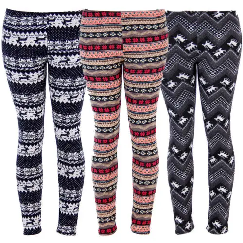 

Fashion Women Colorful Slim Skinny Halloween Leggings Stretchy Xmas Christmas Casual Pencil Pants