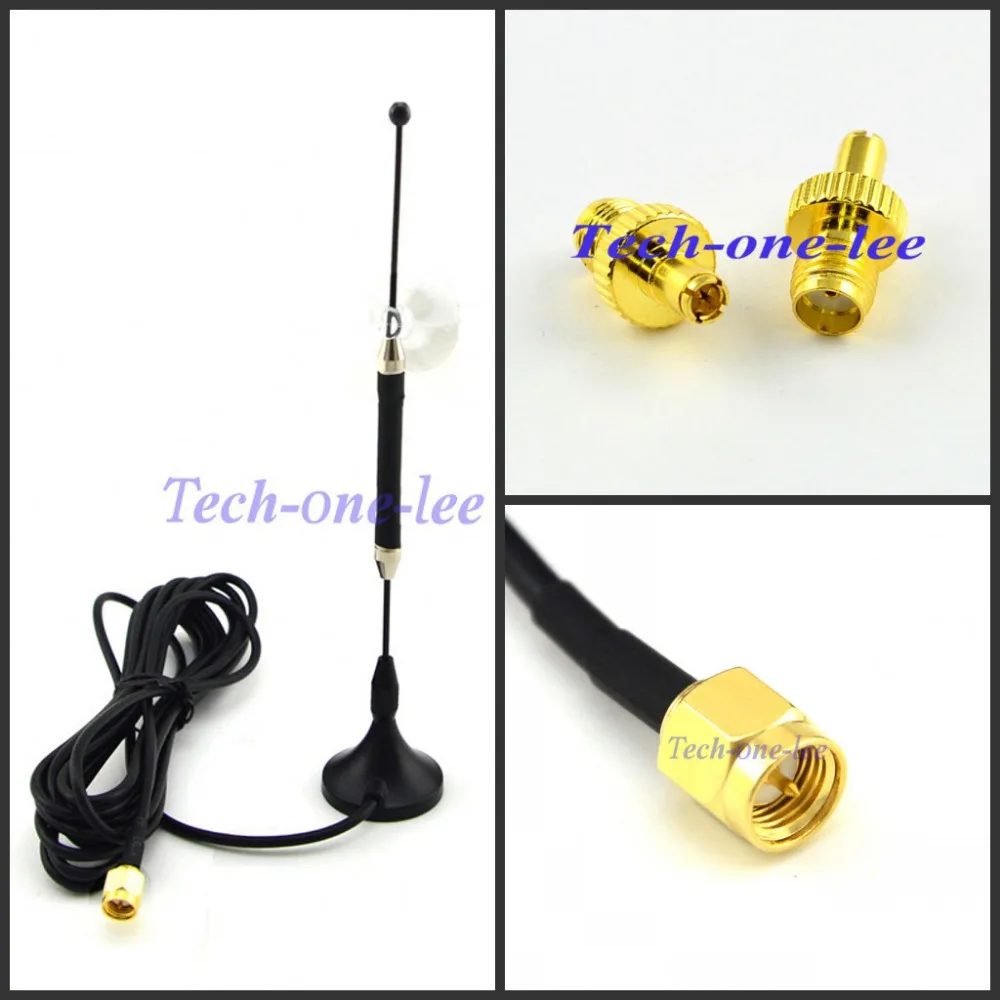 Антенна 4G 10dbi LTE 3g 4g lte 698 960/1700 2700 МГц с магнитным основанием SMA Male RG174 3M + A female к TS9 male