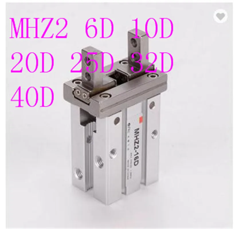 MHZ2 10D 16D 20D 25D 32D 40D воздушный цилиндр двойного действия вышлите ваш заказ прямо к этому поставщику пневматический Пальчиковый цилиндр SMC Тип алюминиевые зажимы диаметр 10-40 мм