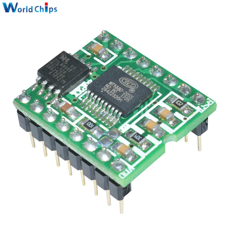 Голосовой модуль WT588D звуковой Modue аудио плеер для Arduino постоянный ток 2 8 5 В|sound