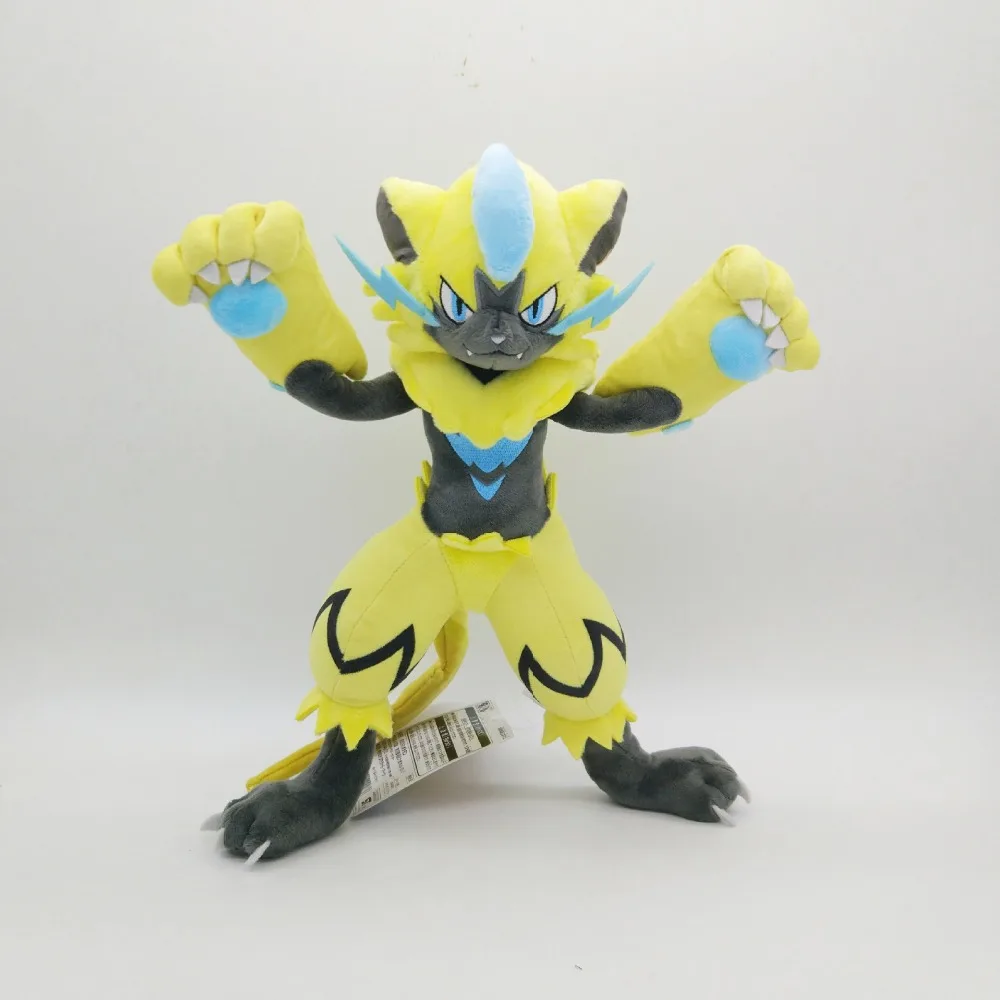 32 см Zeraora плюшевые Электрический Кот зверь системы качества качели игрушки для
