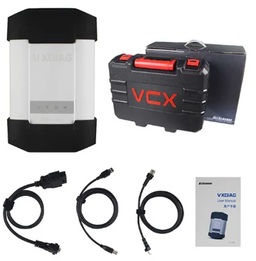 plastic box VXDIAG C6 OBD2 диагностический инструмент для автомобиля Benz грузовик мощный, чем Звезда C4 C5 с HDD для диагностики XENTRY DoIP для Benz сканер - Цвет: plastic box