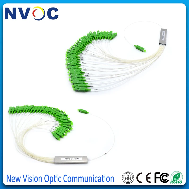 1x32 стальная трубка 0 9 мм дифференциальный мини-блок SC/APC разъем 1 м FTTH 32 порт