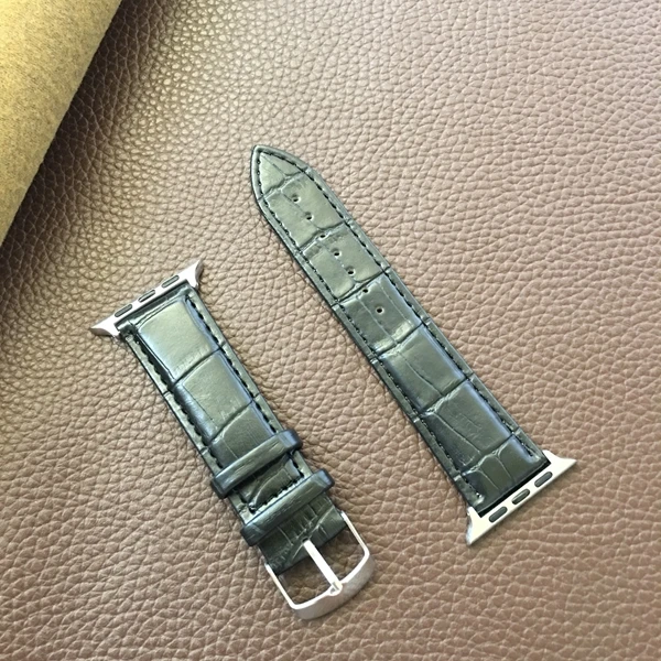 Самая низкая цена кожаный ремешок для Apple Watch Band 42 мм 38 40 44 iWatch Спортивная Пряжка 1 2