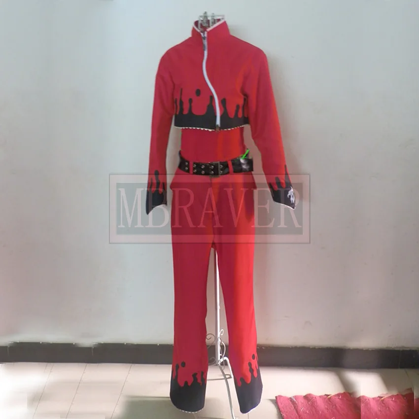 Костюм для косплея Король бойцов эпел малиновый изготовленный на заказ любого
