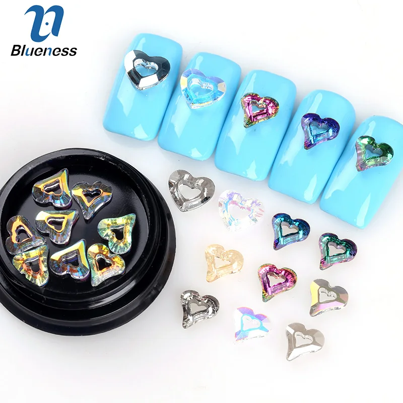Blueness прибытие DIY красивый Кристальный стеклянный камень для украшения ногтей в