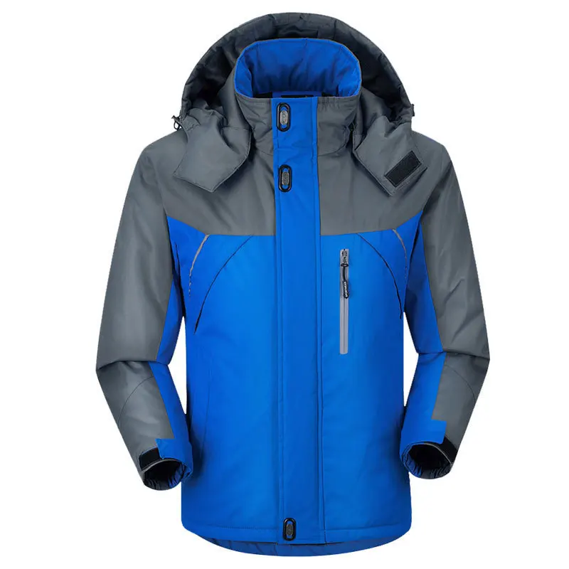 M-5XL 2019 Модная брендовая зимняя куртка для мужчин с капюшоном теплое утепленное