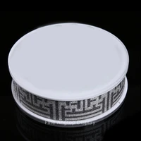round acrylic jewelry display plate bracelet stand holder earring necklace pendant chain ring organizer display shelf