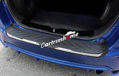

Outer Rear Bumper Protector Back Door Boot Trim For Honda FIT JAZZ 2014 - 2016