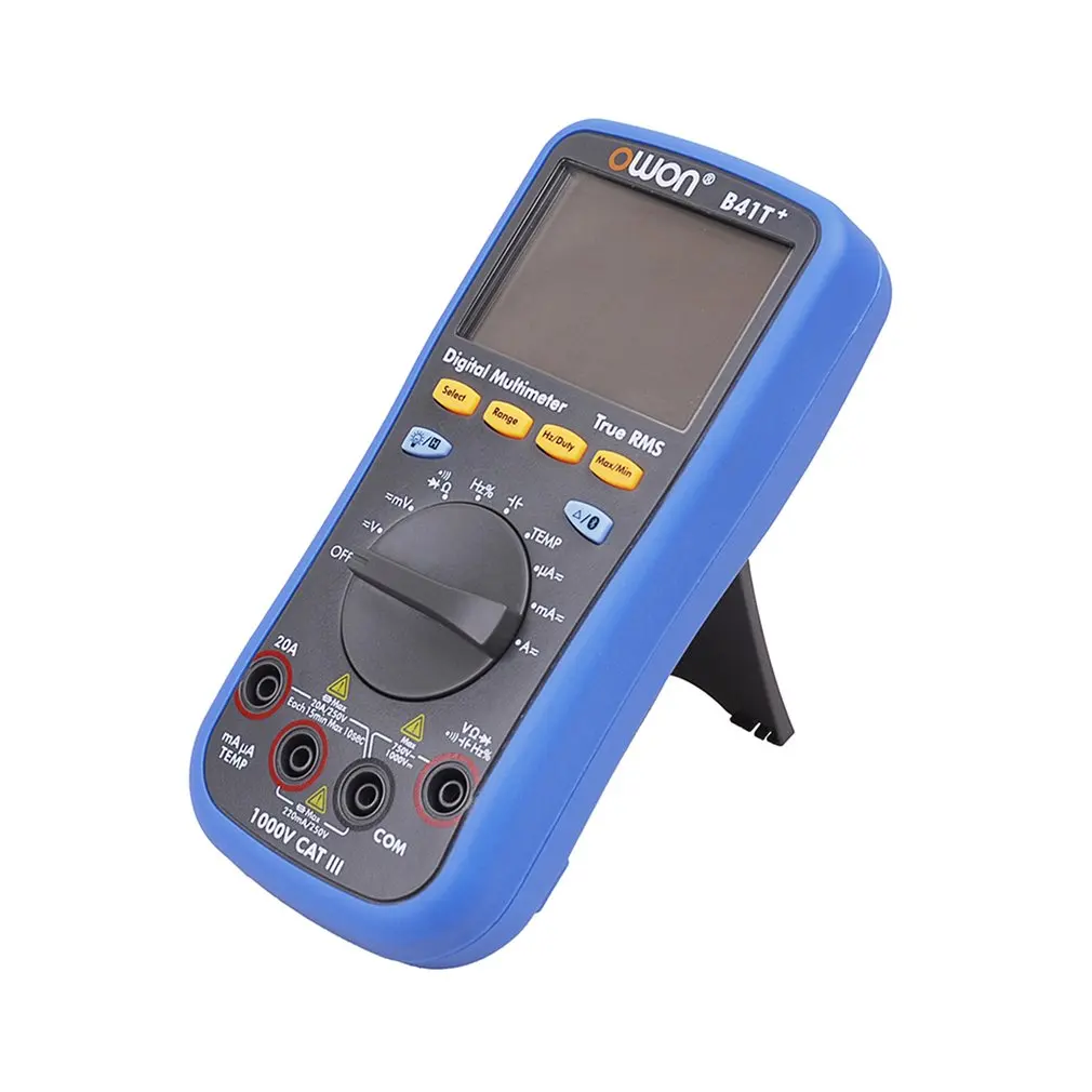 Owon B41T + цифровой мультиметр с подсветкой ЖК-мультиметр Bluetooth AC/DC Вольтметр